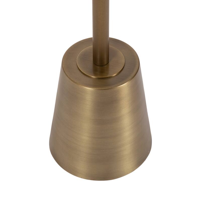 Kate and Laurel Tira Round Metal Side Table - 14x14x24