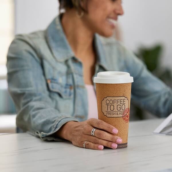 Life Story Corky Cup Reusable 16 oz Insulated Travel Mug Coffee Thermos