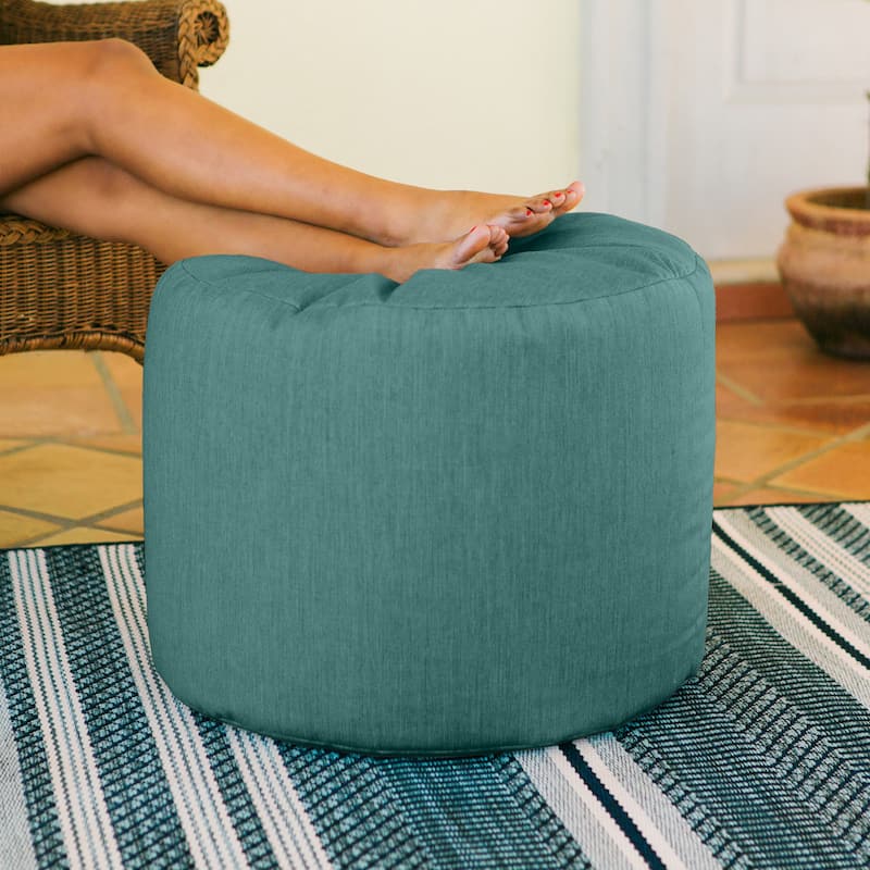 Jaxx Sunbrella Patio Bean Bag Pouf Ottoman
