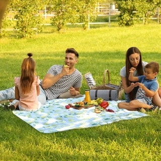 Picnic Blanket Waterproof Extra Large Beach Mat Oversized Lawn Blanket ...