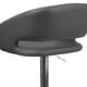 preview thumbnail 78 of 178, Vinyl Adjustable Height Barstool with Rounded Mid-Back