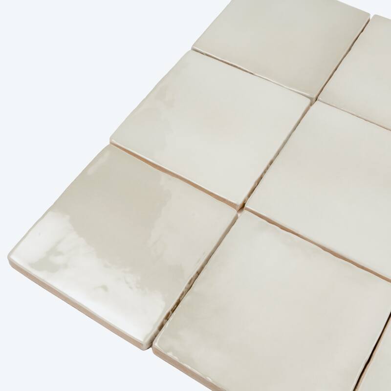 Apollo tile 4" x 4" Silken Glossy Tea Green Ceramic Tile (6.46 sq ft/case) - 60 Pack