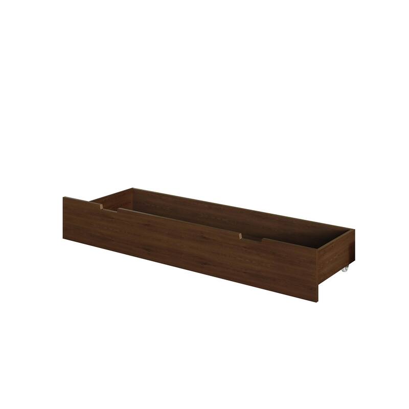 CraftPorch Mid-Century Wooden Canopy Bed