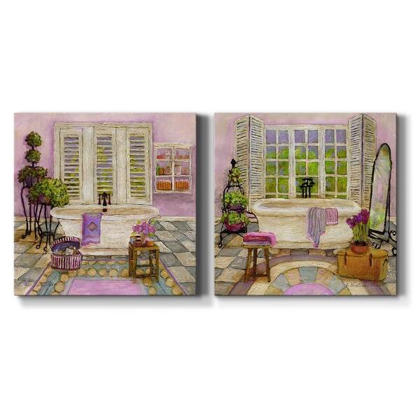 Sunny Day Bath I-Premium Gallery Wrapped Canvas - Ready to Hang - Bed ...