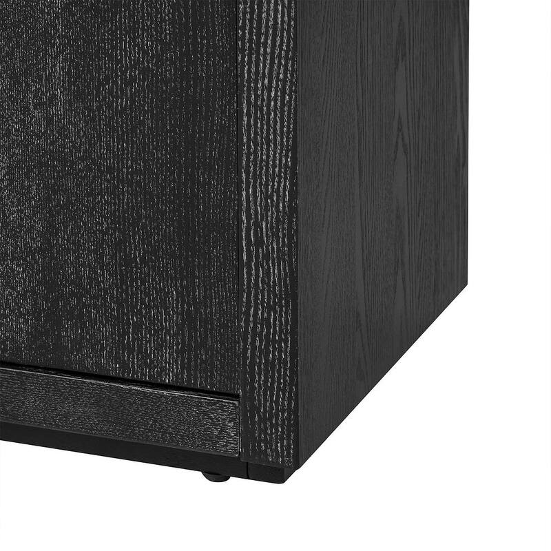 63" Ash Veneer Four-Door Buffet/Sideboard for Hallway, Entryway, Living Room
