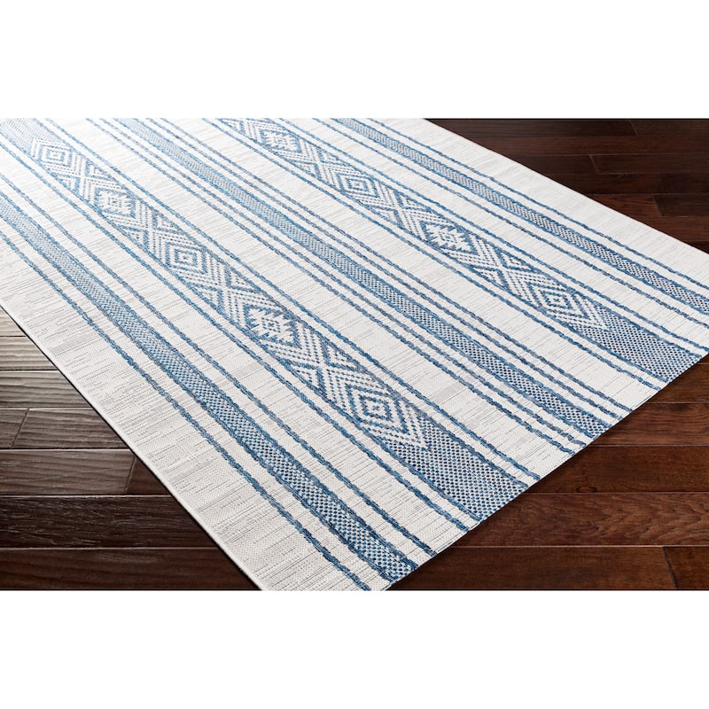 Livabliss Tansy Indoor/ Outdoor Nordic Stripe Area Rug