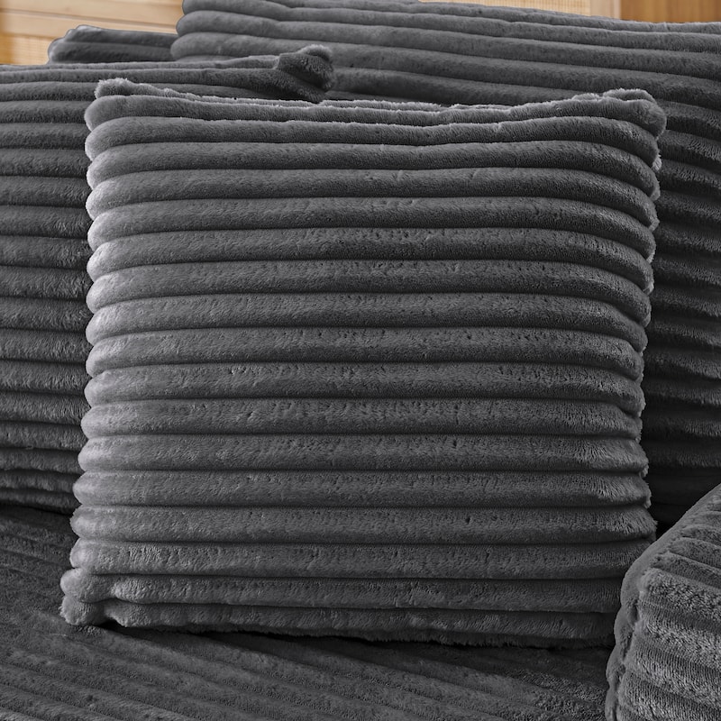 Lazy Sofa Chairs Single Lounge Chairs for Living Room Chaise Lounges with Pillows Fluffy Velvet Fabric Floor Accent Arm Chairs