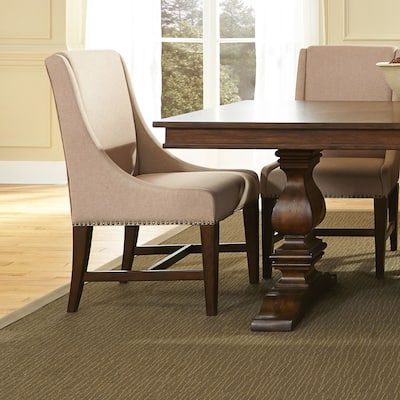 Armand Antique Brownstone Upholstered Side Chair (Set of 2)