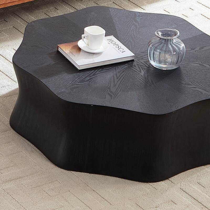 Black petal coffee table