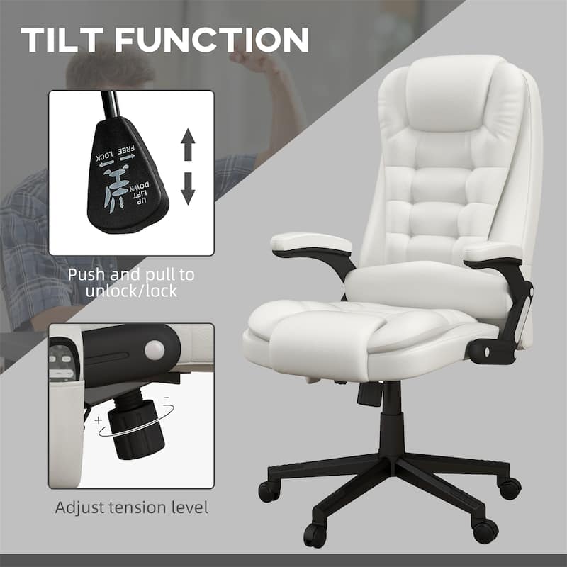 High Back Vibration Massage Office Chair