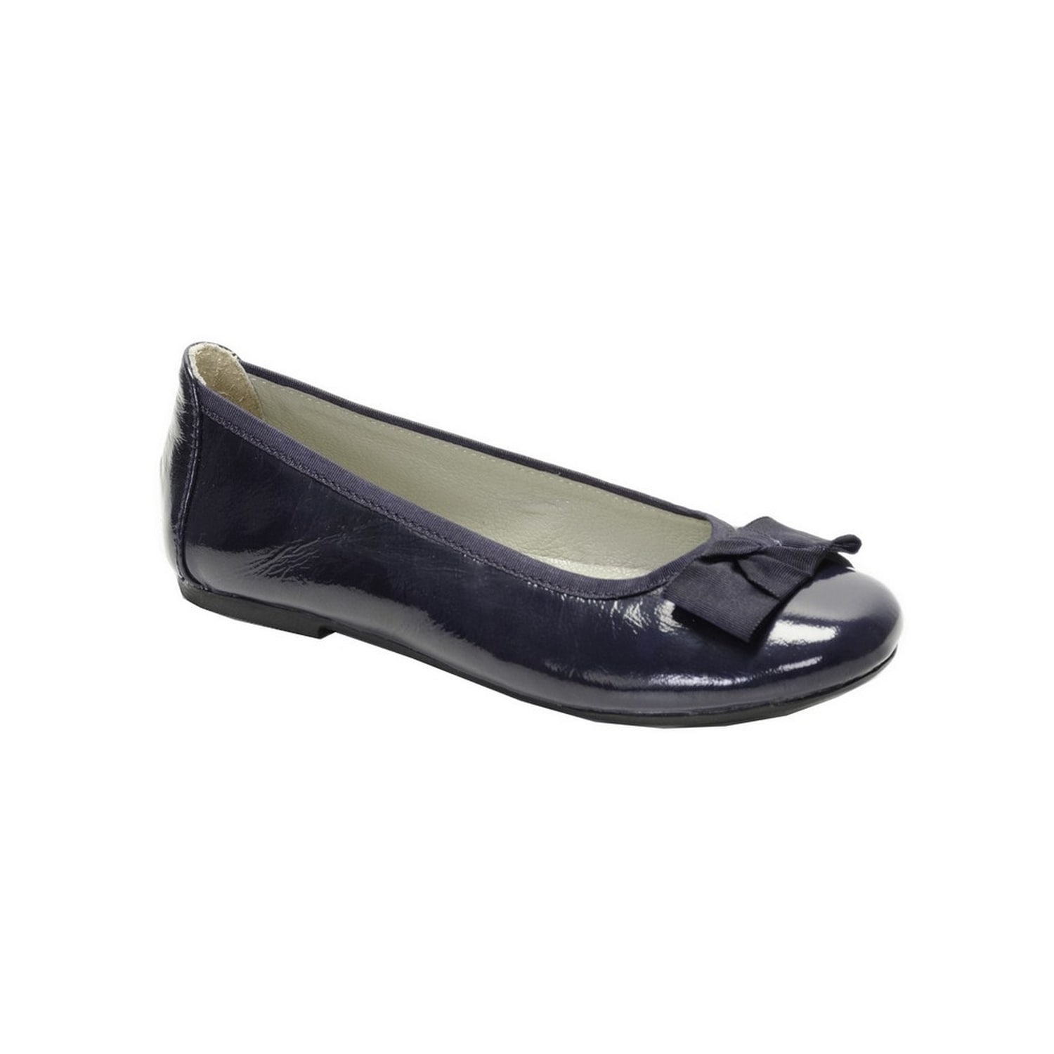 girls navy ballet pumps