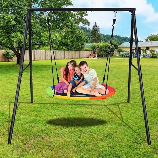 Metal Swing Aerial Flyer Swing Set Saucer Swing Childrens Swing