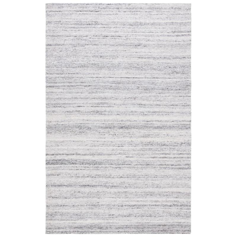 SAFAVIEH Handmade Mirage Adelie Modern Rug - 6' Square - Grey/Ivory