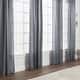 preview thumbnail 12 of 29, Chanasya Textured Kitchen Bedroom Semi-Sheer Window Curtain Panel Pair (Set of 2)