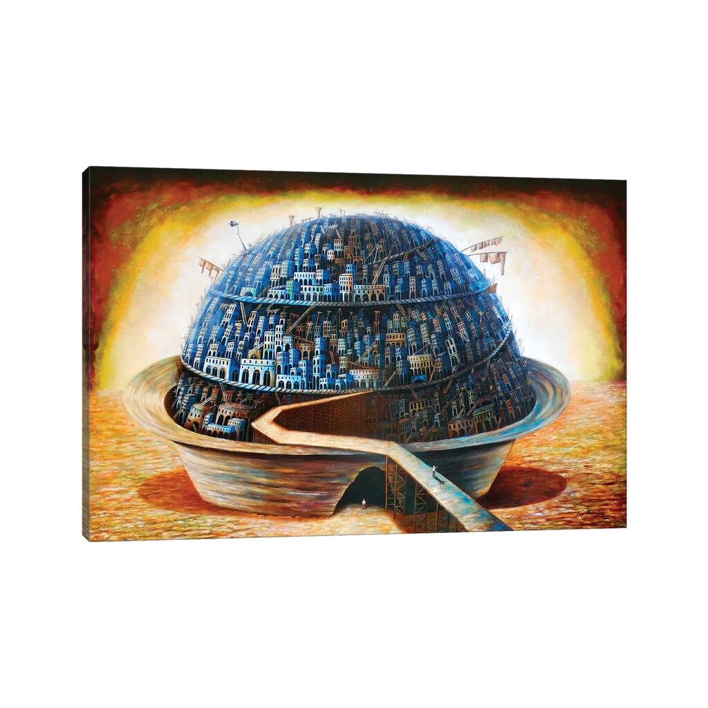 iCanvas "Chronicles Of The World And Something More" by Tony Rodriguez Canvas Print