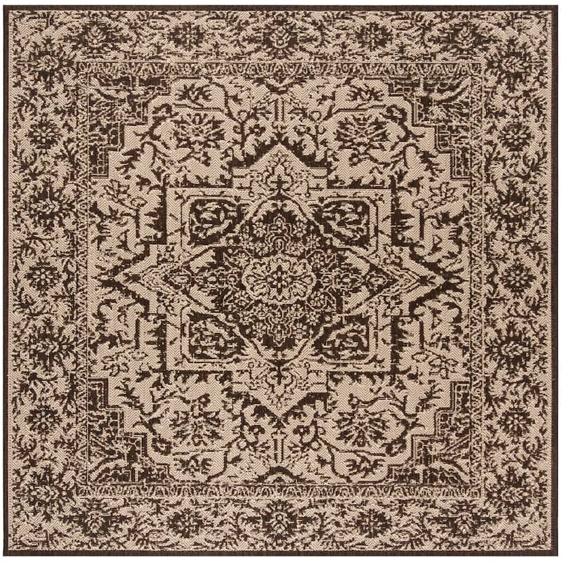 SAFAVIEH Linden Rick Indoor/ Outdoor Patio Backyard Rug