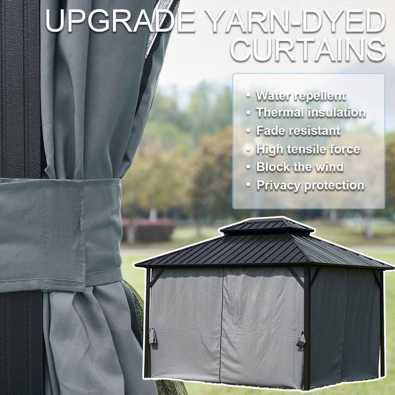 10'x12' Hardtop Gazebos
