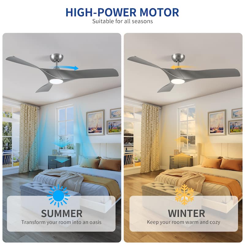 Moasis 3 Fan Blades 52" Ceiling Fan