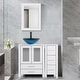 preview thumbnail 35 of 106, 36" Bathroom Vanity with Sink Set Side Cabinet