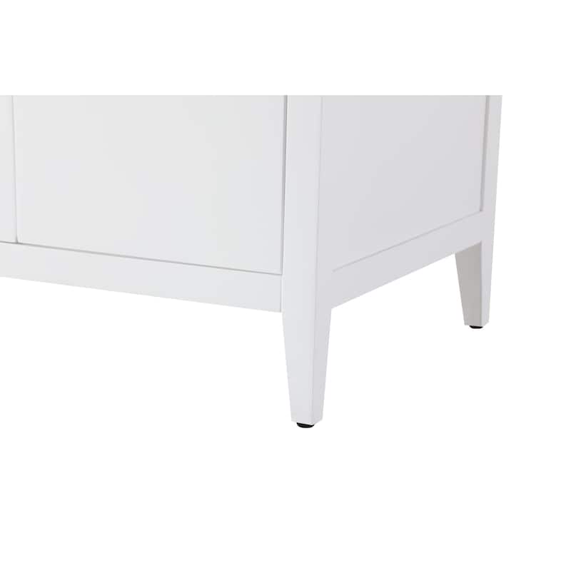 Elegant Lighting VF29384D Millie 84" Free Standing Double Basin Vanity