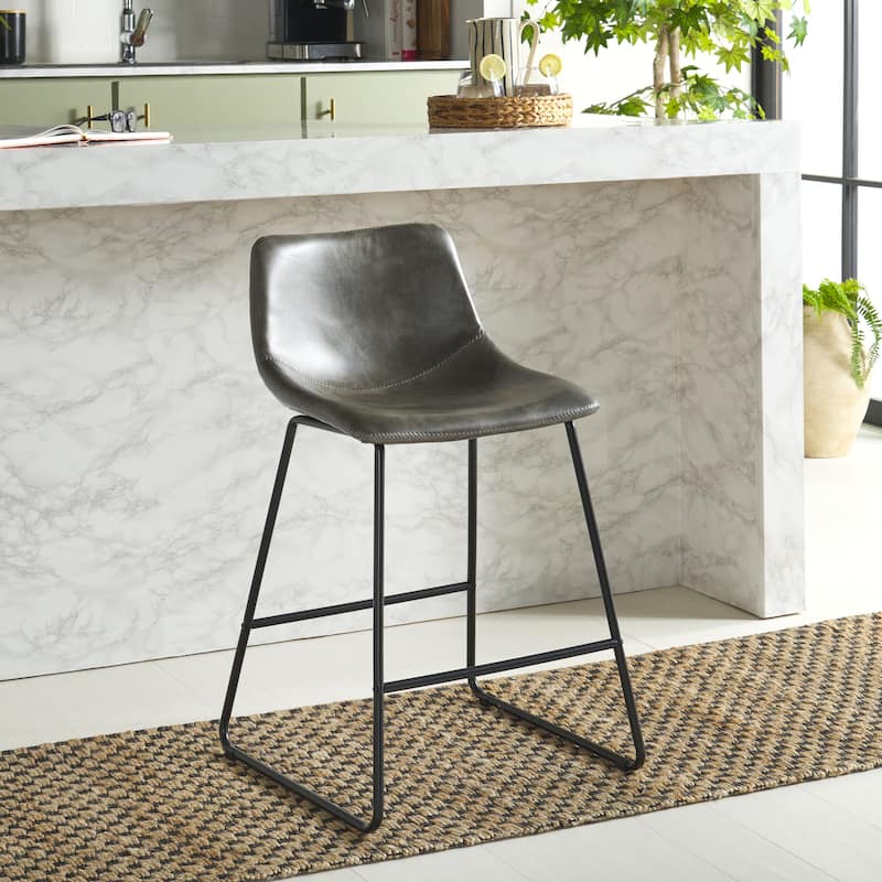 SAFAVIEH Acela 24-inch Counter Stool - 19"W x 20"D x 34"H