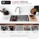 preview thumbnail 27 of 29, Versa36 Undermount 36" Double-bowl Workstation Kitchen Sink - 36" x 19" x 10"