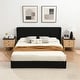 preview thumbnail 18 of 87, Modern Minimalist Upholstered Storage Bed with Lift-Up Platform