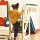 preview thumbnail 68 of 74, Freestanding Bus Toy with Slide and Swing - Indoor and Outdoor Playset for Toddlers with Basketball Hoop