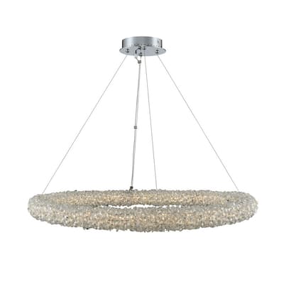 Allegri 035553-FR001 Lina 32" Wide LED Ring Chandelier with Firenze