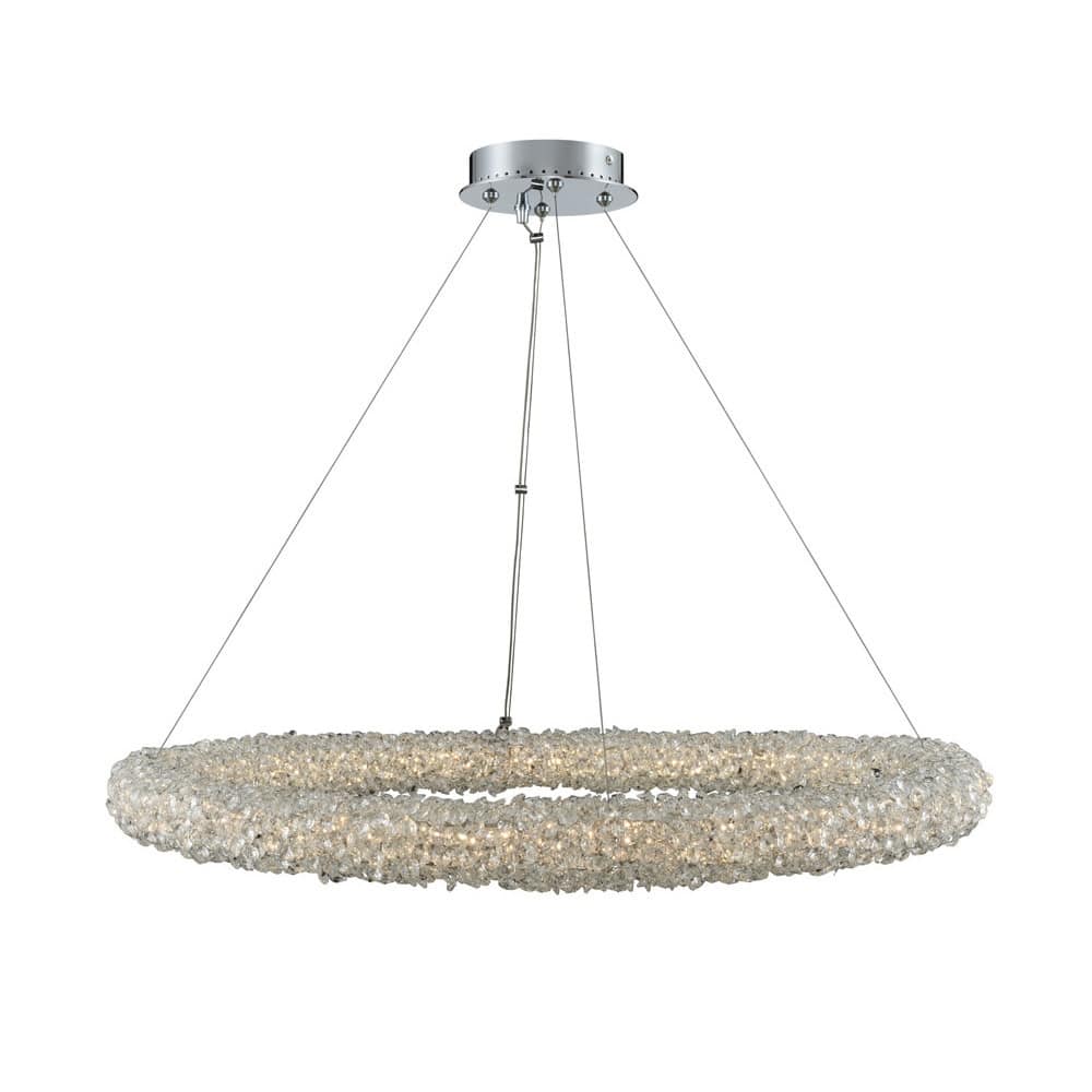 Allegri 035553-FR001 Lina 32" Wide LED Ring Chandelier with Firenze
