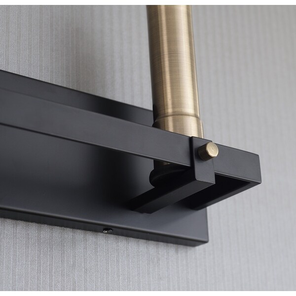 modern matte black vanity light