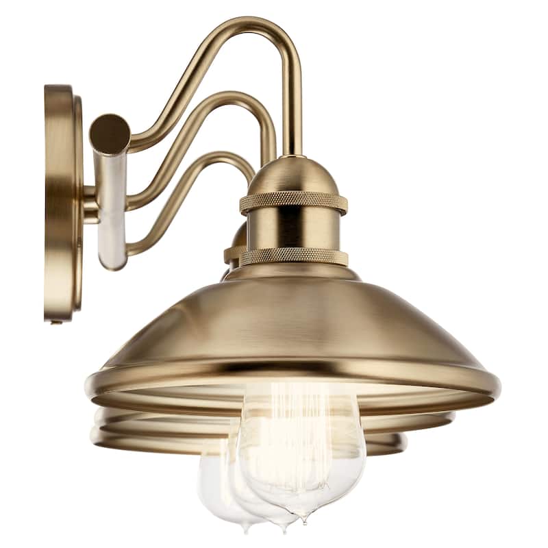 Kichler Lighting Clyde 26.5 in. 3-Light Champagne Bronze Vanity Light