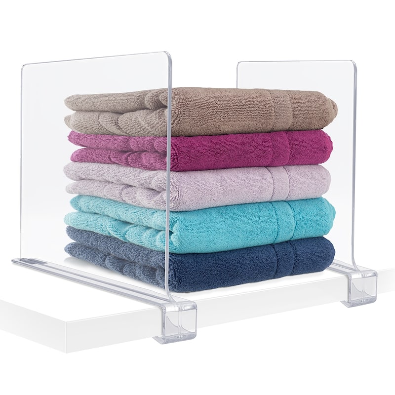 Acrylic Shelf Dividers for Shelves Great Organizer for Closets Bedroom
