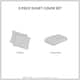 Madison Park Aeriela Tufted Cotton Chenille Damask Duvet Cover Set