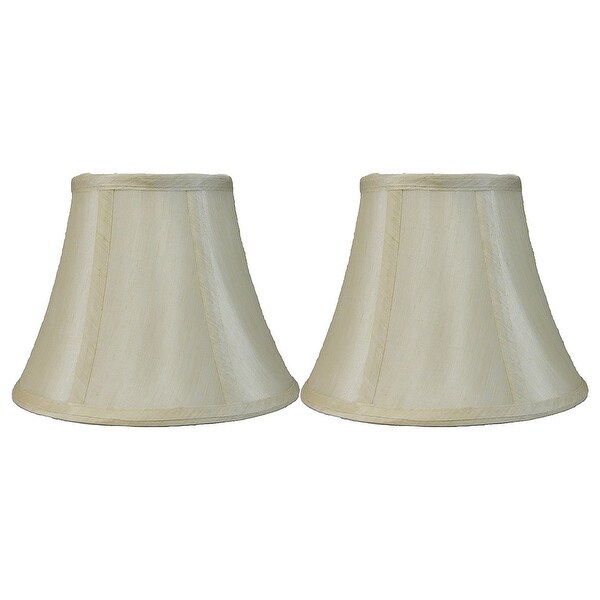 Faux Silk Bell Lamp Shade 5 inch Top 9 inch Bottom 7 inch Slant On Sale Bed Bath Beyond 30786017