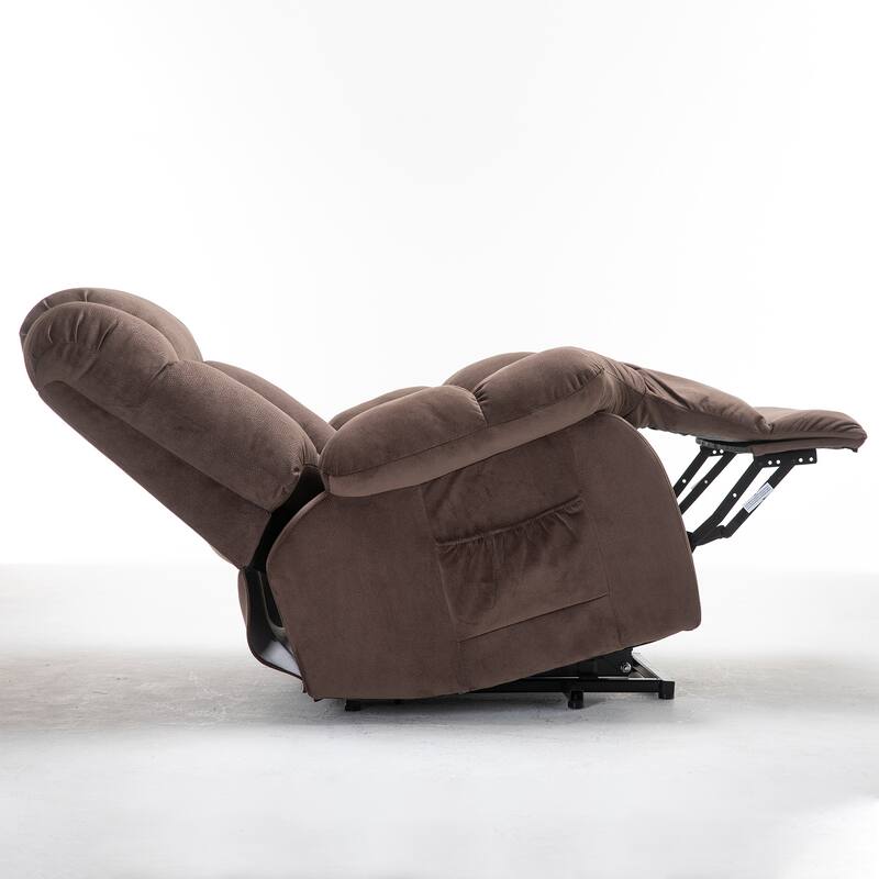 Power Lift Recliner Chair Fabric Sofa for Elderly