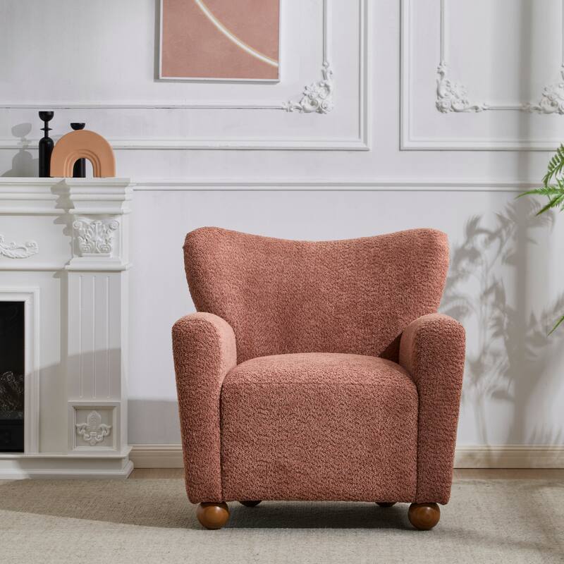 Christopher Knight Home - Eulalia Wingback Boucle Armchair