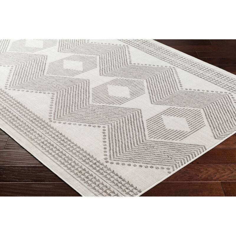 Artistic Weavers Long Beach Outdoor Safe Boho Stripe Area Rug