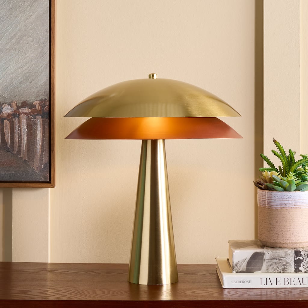 SAFAVIEH Lighting Rafaela 18-inch Table Lamp - 17"W x 17"D x 22"H