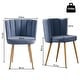 preview thumbnail 16 of 14, Modern dining chair(set of 2 ) with iron tube golden color legs, velvet and comfortable backrest