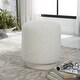 preview thumbnail 2 of 2, Uttermost Avila White Ottoman