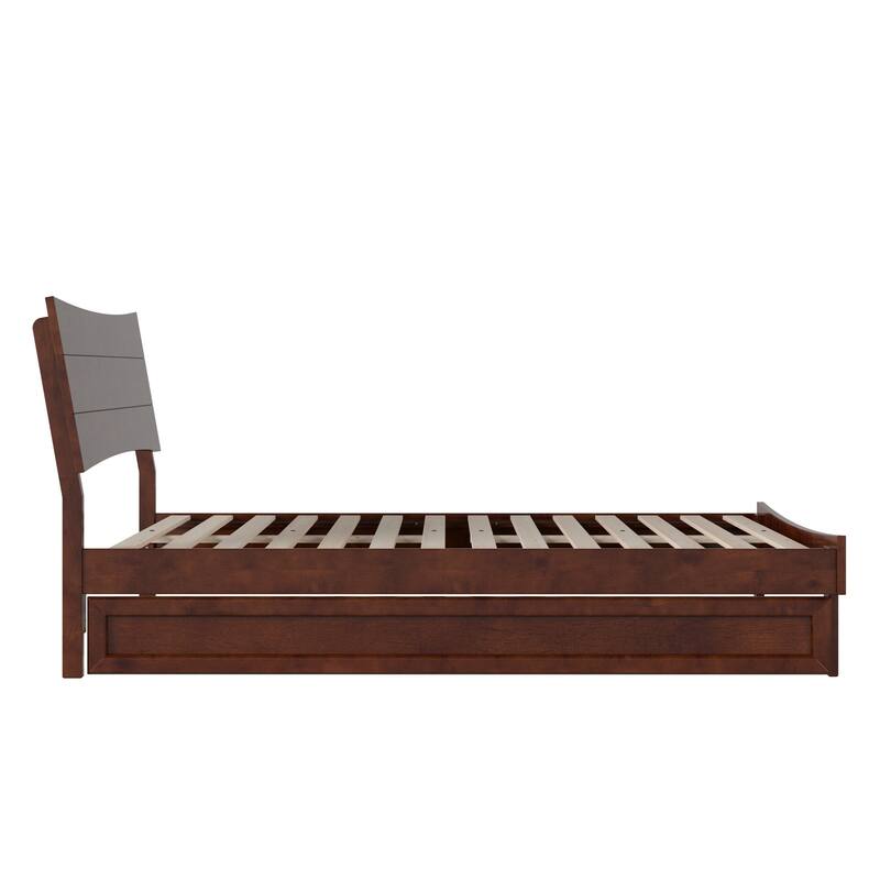 Phoenix Wood Platform Bed with Trundle