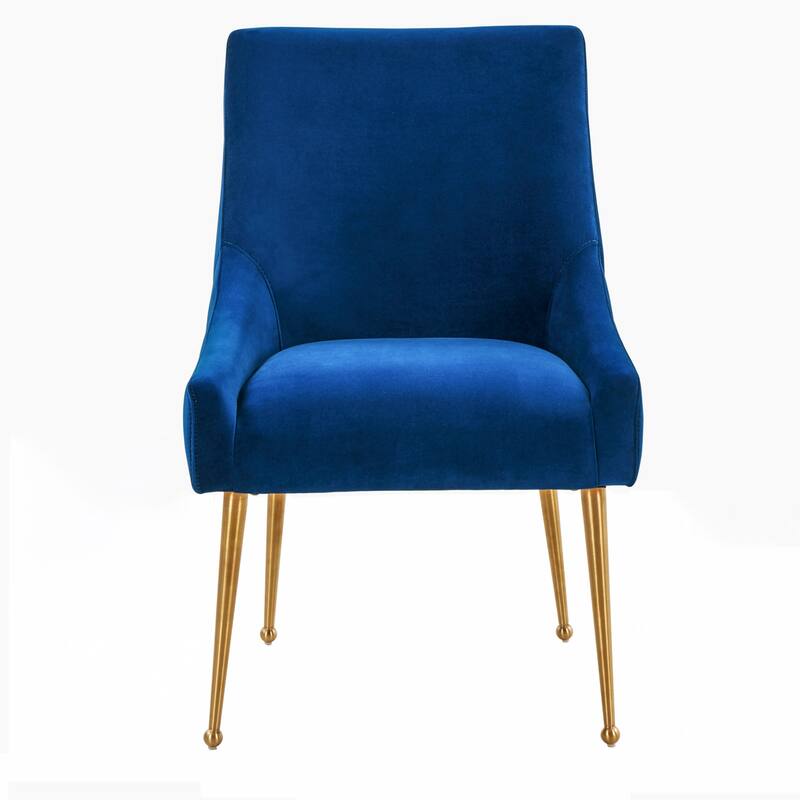 Irina Dining Chair Velvet Side Chair with Stainless Steel Leg