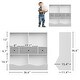 preview thumbnail 9 of 14, 3 Tier Kids Toy Storage Organizer with 3 Movable Drawers