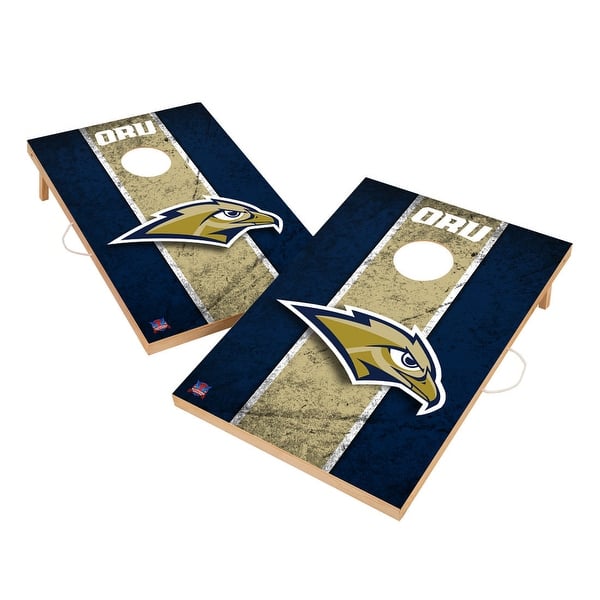 slide 2 of 5, Vintage Oral Roberts University Golden Eagles Regulation 2x4 Cornhole Set
