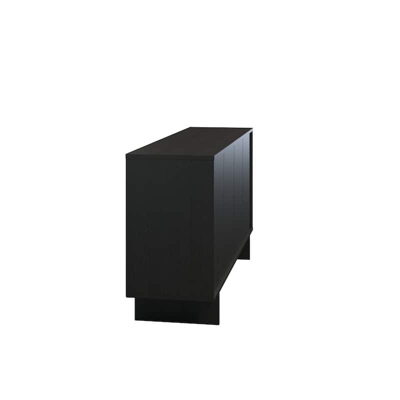 Prepac Finnley Sideboard Cabinet Buffet Cabinet with Storage, Entryway Cabinet with Adjustable Shelves