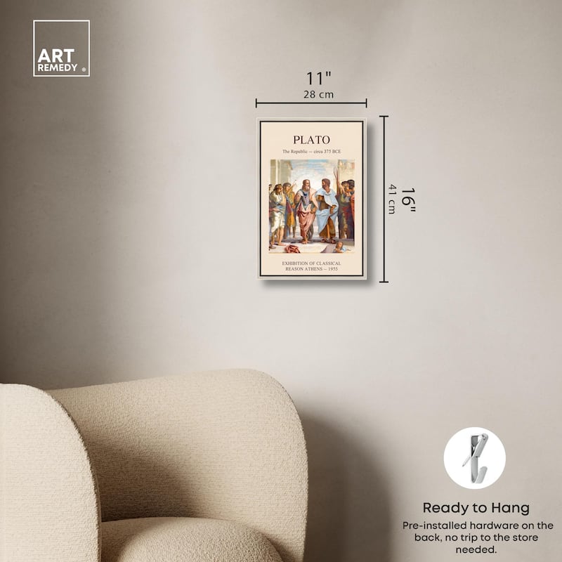 World of Plato's Republic Canvas by Art Remedy