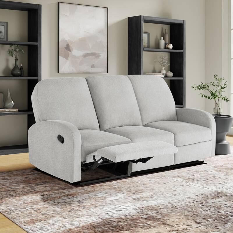 Relax-A-Lounger Parker Reclining Sofa in Woven Polyester Fabric