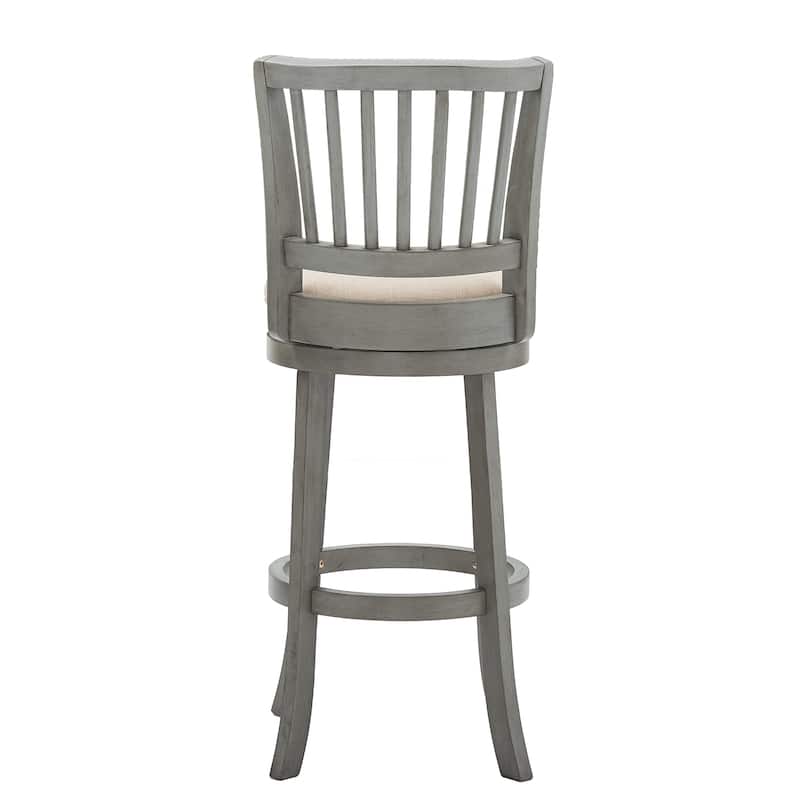 Menas Slat Black Swivel Chair by iNSPIRE Q Classic