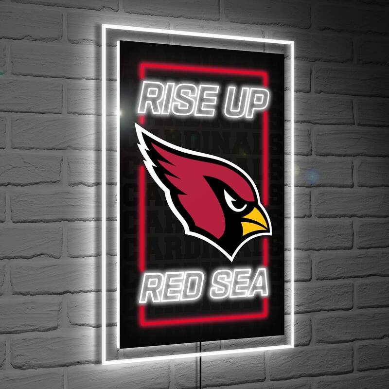 Arizona Cardinals LED Lighted Sign - Black